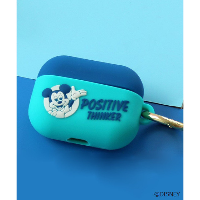 【AirPods Pro(第1世代) ケース】MICKEY MOUSE AirPods Pro SILICONE CASE (BL)サブ画像
