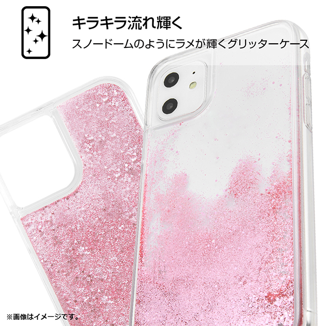 【iPhone12/12 Pro ケース】ディズニーキャラクター/ラメ グリッターケース (ふしぎの国のアリス/Sit_01)サブ画像