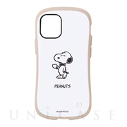 【iPhone12 mini ケース】PEANUTS iFace First Class Cafeケース (コーヒー)