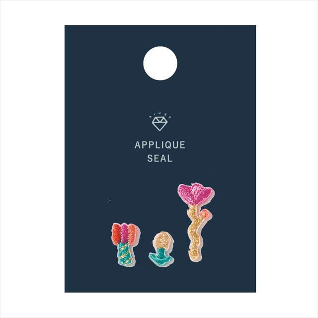 AIUEO APPLIQUE ひらがな (flower)goods_nameサブ画像