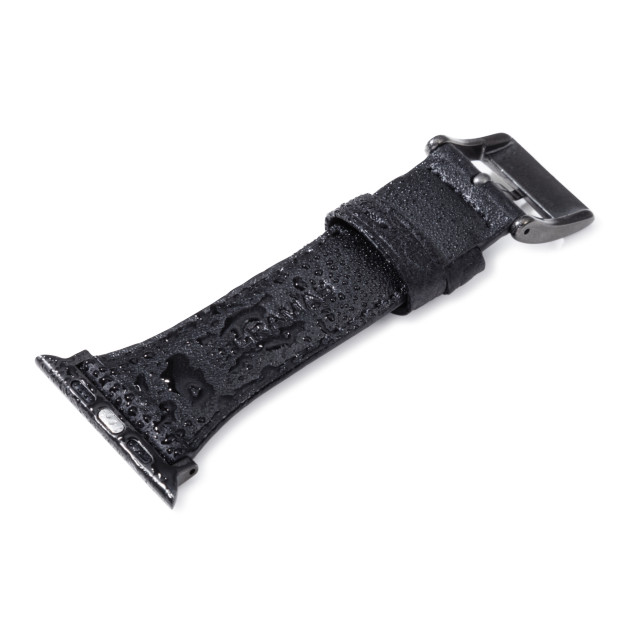 【Apple Watch バンド 49/45/44/42mm】German Shrunken-calf Watchband (Navy) for Apple Watch Ultra2/SE(第2/1世代)/Series9/8/7/6/5/4/3/2/1サブ画像