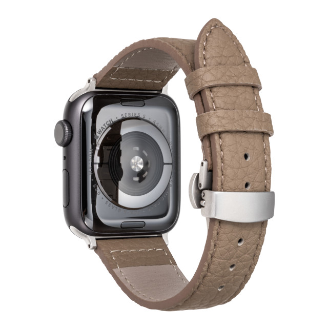 【Apple Watch バンド 49/45/44/42mm】German Shrunken-calf Watchband (Taupe) for Apple Watch Ultra2/SE(第2/1世代)/Series9/8/7/6/5/4/3/2/1goods_nameサブ画像