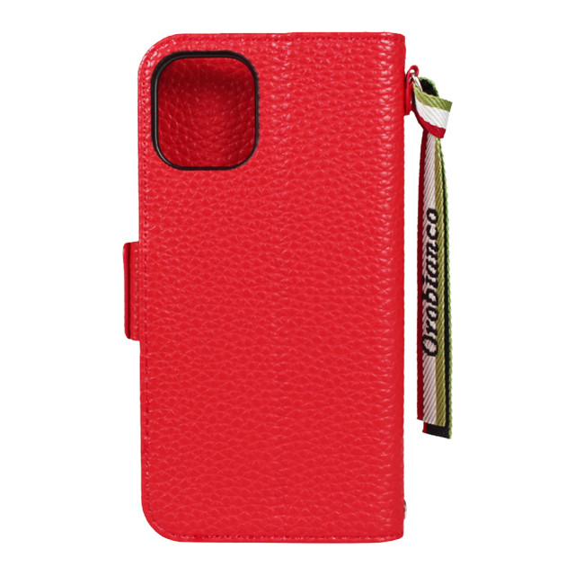 【iPhone12 mini ケース】“シュリンク” PU Leather Book Type Case (レッド)goods_nameサブ画像