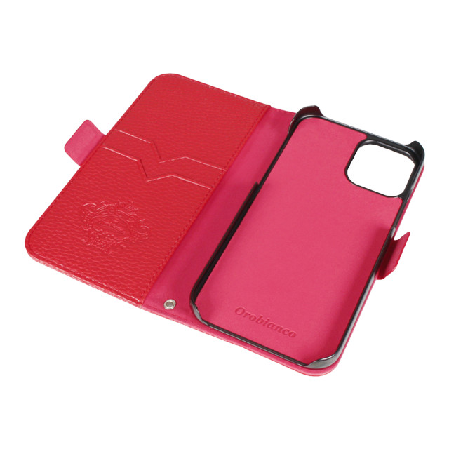 【iPhone12/12 Pro ケース】“シュリンク” PU Leather Book Type Case (レッド)goods_nameサブ画像