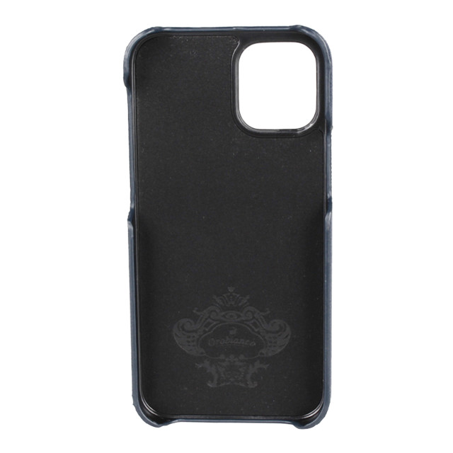 【iPhone12 mini ケース】“サフィアーノ調” PU Leather Back Case (ブルー)goods_nameサブ画像