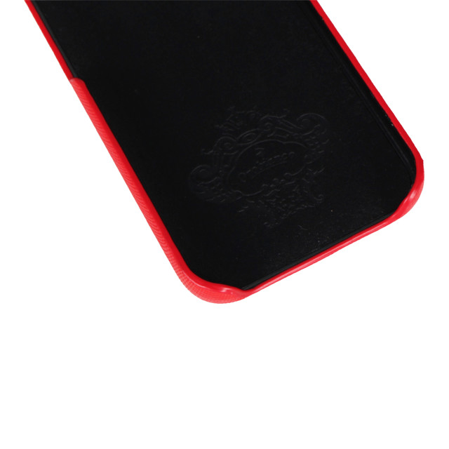 【iPhone12 mini ケース】“サフィアーノ調” PU Leather Back Case (レッド)goods_nameサブ画像