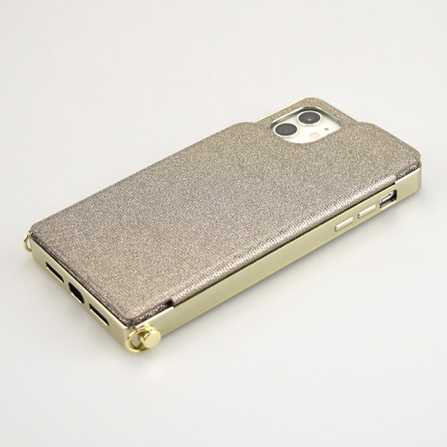 【アウトレット】【iPhone11/XR ケース】Cross Body Case Glitter Series for iPhone11 (charcoal silver)goods_nameサブ画像