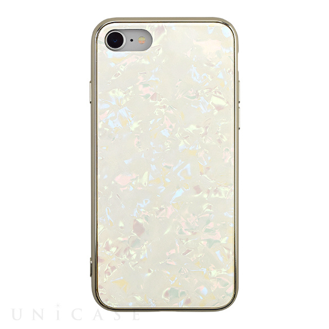 【アウトレット】【iPhoneSE(第3/2世代)/8/7 ケース】Glass Shell Case for iPhoneSE(第2世代) (gold)