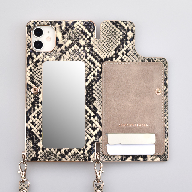 【アウトレット】【iPhone11/XR ケース】Cross Body Case Animal Series for iPhone11（python）goods_nameサブ画像