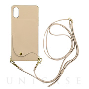 【アウトレット】【iPhoneXS/X ケース】Cross Body Case for iPhoneXS/X(beige)