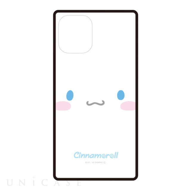 【iPhone12 mini ケース】サンリオキャラクターズ スクエアガラスケース (シナモロール)