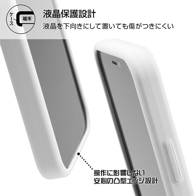 【iPhone12 mini ケース】Perfect Fit スムースケース (ブラック)サブ画像