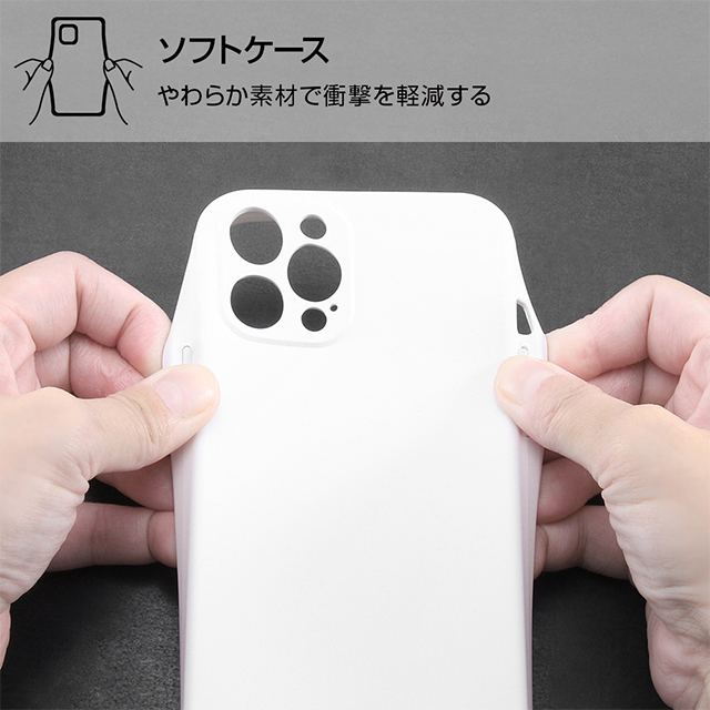 【iPhone12 Pro Max ケース】Perfect Fit スムースケース (ブラック)サブ画像