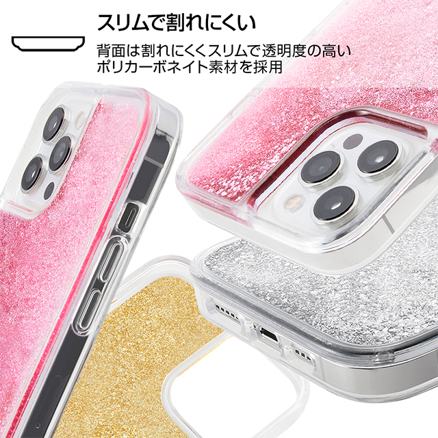 【iPhone12 Pro Max ケース】ポケットモンスター/ラメ グリッターケース (ポケットモンスター/コダック＆ヤドン)goods_nameサブ画像