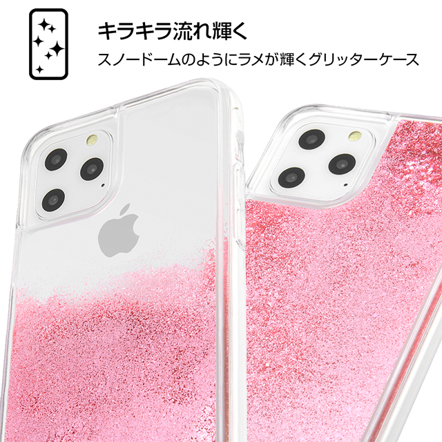 【iPhone11 Pro ケース】ポケットモンスター/ラメ グリッターケース (ポケットモンスター/ウッウ＆ピカチュウ)サブ画像