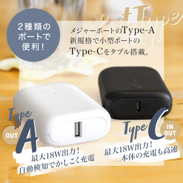 PD18W対応 最小・最軽量モバイルバッテリー 10000mAh USB Type-C入出力＋USB Type-A出力 OWL-LPB10015シリーズ (ブラック)goods_nameサブ画像