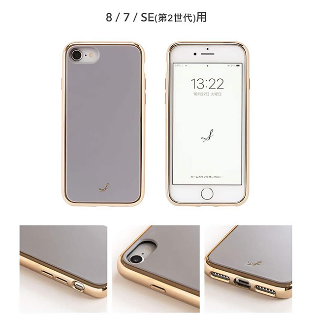 【iPhone11 ケース】マットカラー耐衝撃ハードケース (グレー)goods_nameサブ画像