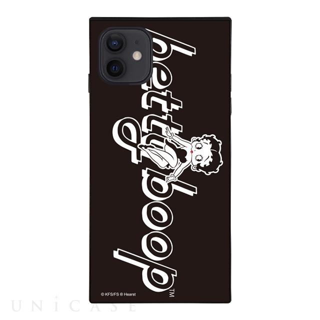 【iPhone12 mini ケース】BETTY BOOP ガラスケース (BLACK GIRL)