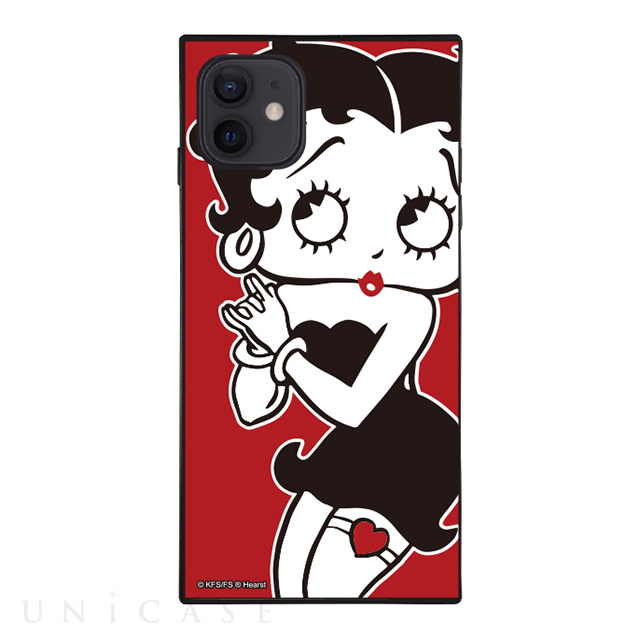 【iPhone12/12 Pro ケース】BETTY BOOP ガラスケース (RED GIRL)