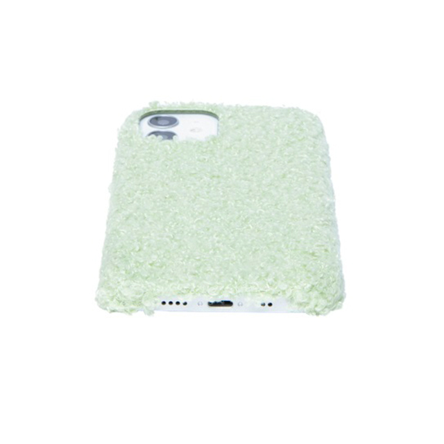 【iPhone12/12 Pro ケース】もこもこ背面ケース MOCOMOCO (GREEN)サブ画像