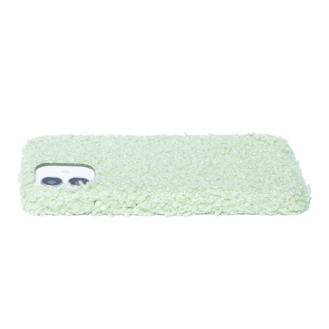 【iPhone12/12 Pro ケース】もこもこ背面ケース MOCOMOCO (GREEN)goods_nameサブ画像