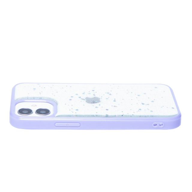 【iPhone12 mini ケース】きらきら背面ケース SPARKLY (LAVENDER)サブ画像