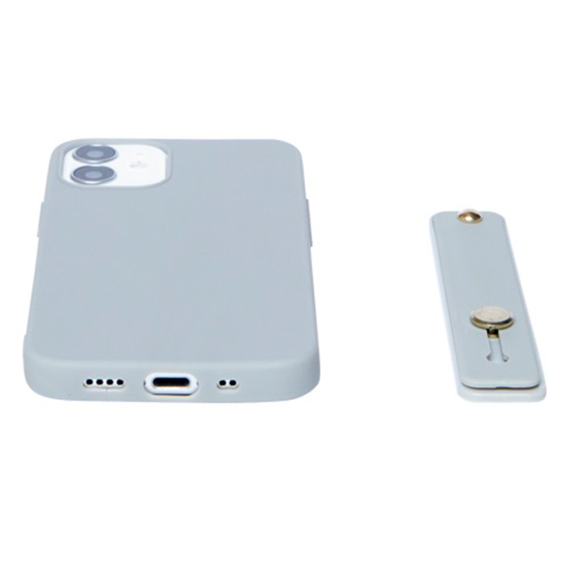 【iPhone12 mini ケース】ベルト付き背面ケース HANDLE (GREY)goods_nameサブ画像