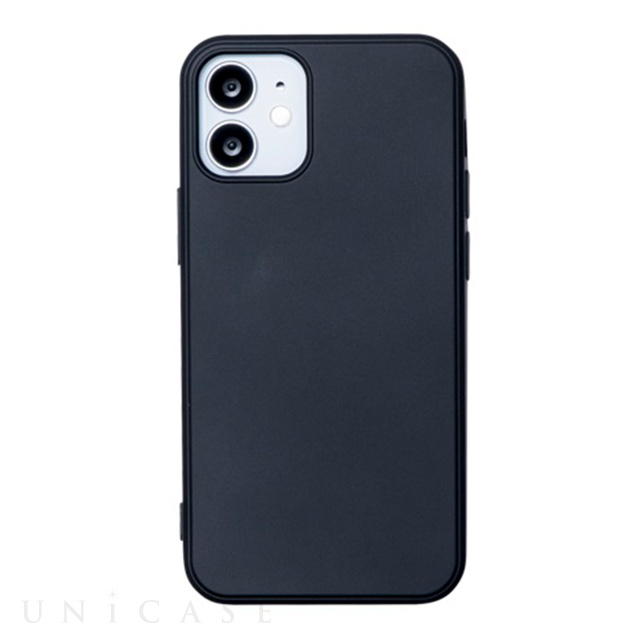 【iPhone12 mini ケース】シリコンケース SILICONE (BLACK)