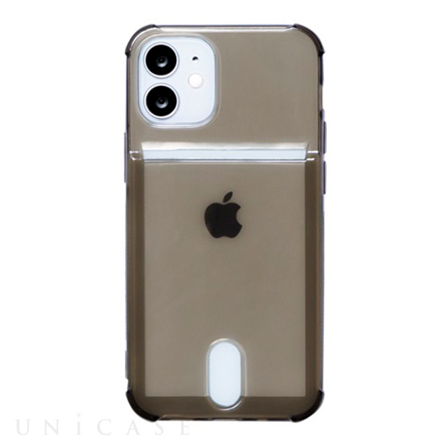 【iPhone12 mini ケース】シリコンケース TPU (CLEAR BROWN)