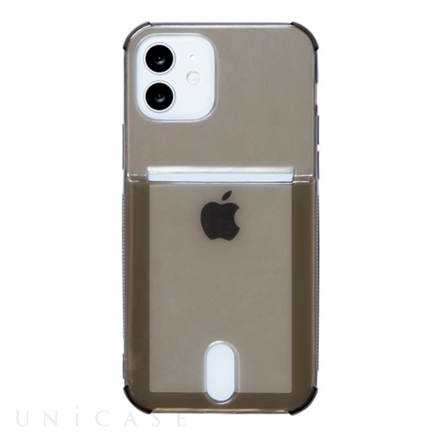 【iPhone12/12 Pro ケース】シリコンケース TPU (CLEAR BROWN)