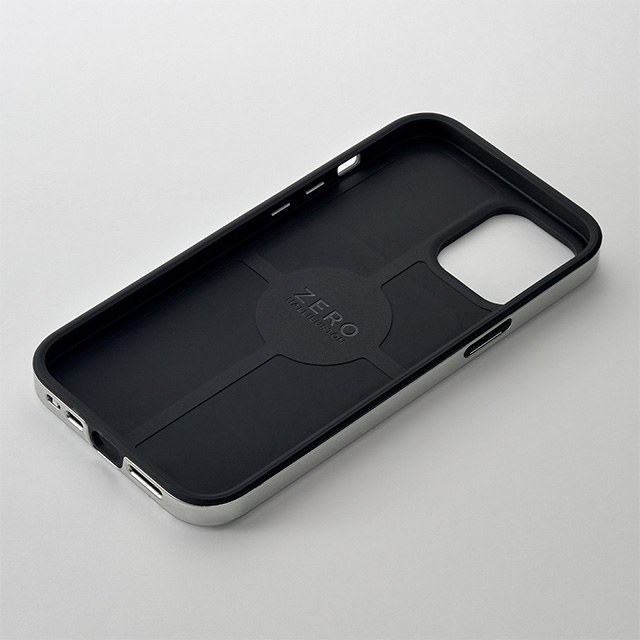 【iPhone12 Pro Max ケース】MagSafe 充電可能 ZERO HALLIBURTON Hybrid Shockproof Case for iPhone12 Pro Max(Silver)サブ画像