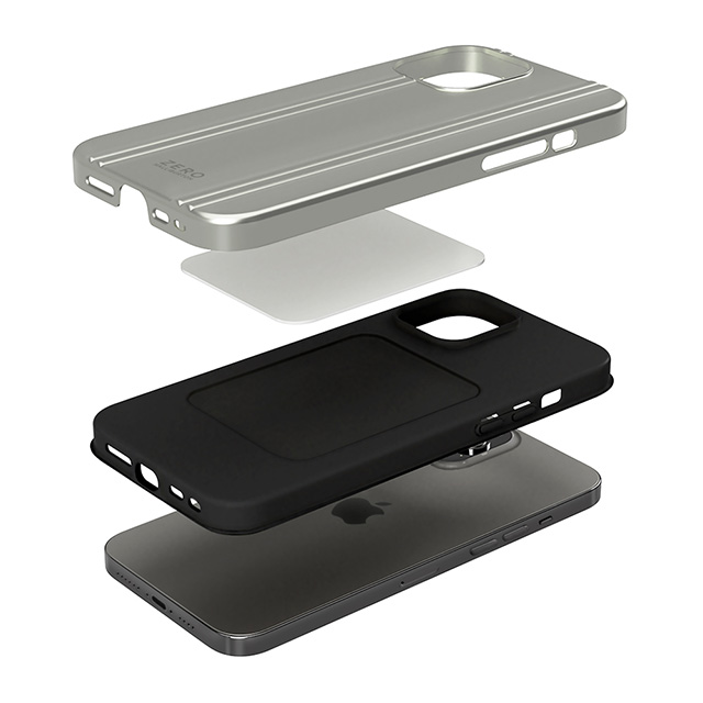 【iPhone12 Pro Max ケース】MagSafe 充電可能 ZERO HALLIBURTON Hybrid Shockproof Case for iPhone12 Pro Max(Silver)goods_nameサブ画像