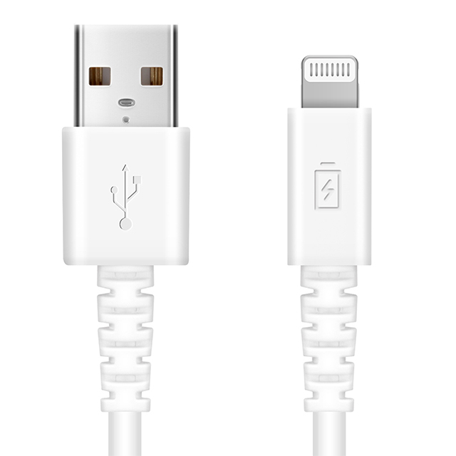 充電/通信 やわらかケーブル USB-A to Lightning 0.5m (ホワイト)goods_nameサブ画像