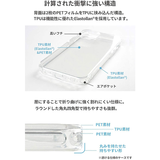 【iPhone12/12 Pro ケース】ハイブリッドケース (クリア)goods_nameサブ画像
