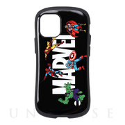 【iPhone12 mini ケース】MARVEL/マーベル iFace First Classケース (ロゴ/ブラック)