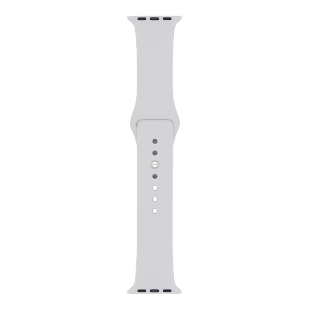 【Apple Watch バンド 49/45/44/42mm】シリコンバンド (ライトグレー) for Apple Watch Ultra2/1/SE(第2/1世代)/Series9/8/7/6/5/4/3/2/1サブ画像