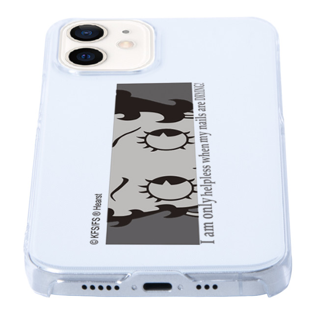 【iPhone12/12 Pro ケース】Betty Boop クリアケース (Gray)サブ画像