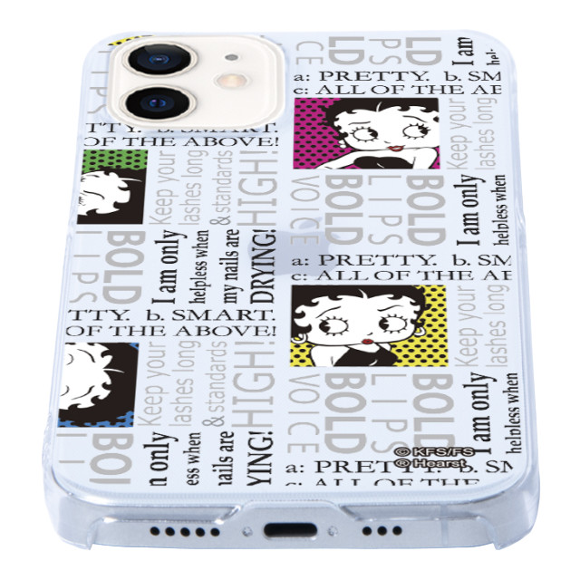 【iPhone12/12 Pro ケース】Betty Boop クリアケース (life BOLD)サブ画像