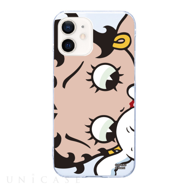 【iPhone12/12 Pro ケース】Betty Boop クリアケース (I love you)