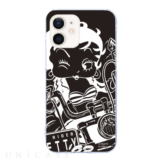 【iPhone12/12 Pro ケース】Betty Boop クリアケース (Bike)