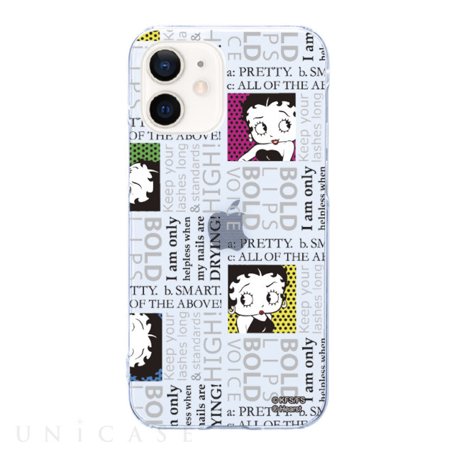 【iPhone12/12 Pro ケース】Betty Boop クリアケース (life BOLD)