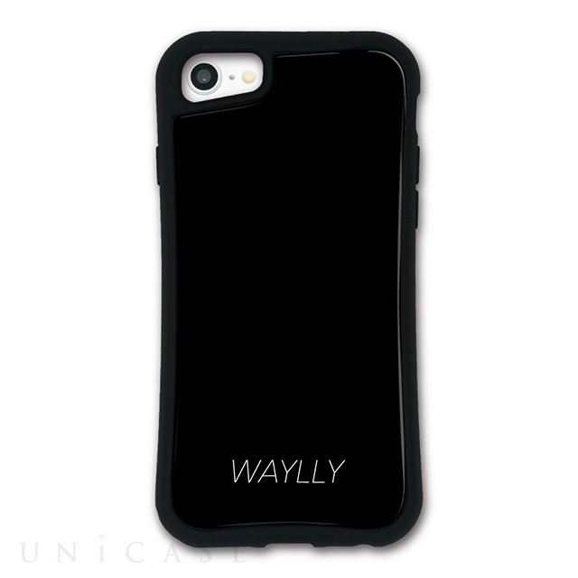 【iPhoneSE(第2世代)/8/7/6s/6 ケース】WAYLLY-MKセットドレッサー (スモールロゴ ブラック)