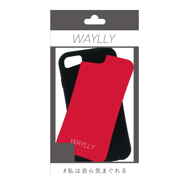 【iPhoneSE(第2世代)/8/7/6s/6 ケース】WAYLLY-MKセットドレッサー (スモールロゴ レッド)goods_nameサブ画像