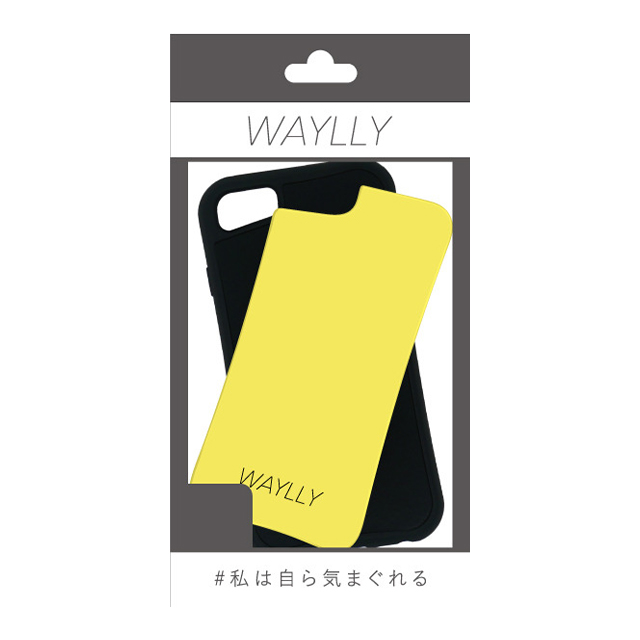 【iPhoneSE(第2世代)/8/7/6s/6 ケース】WAYLLY-MKセットドレッサー (スモールロゴ イエロー)サブ画像