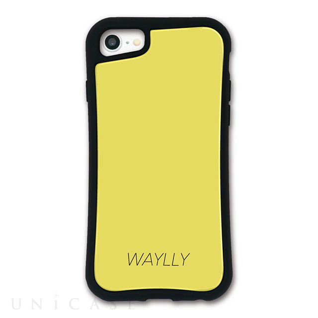 【iPhoneSE(第2世代)/8/7/6s/6 ケース】WAYLLY-MKセットドレッサー (スモールロゴ イエロー)