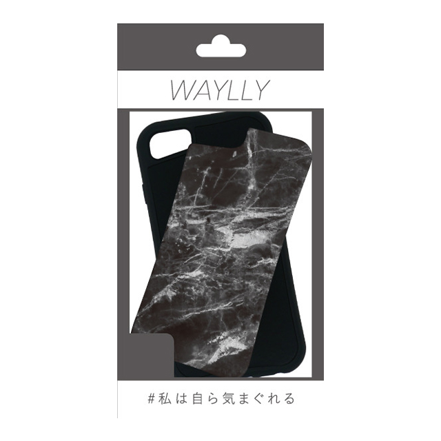 【iPhoneSE(第2世代)/8/7/6s/6 ケース】WAYLLY-MKセットドレッサー (大理石 ブラック)サブ画像