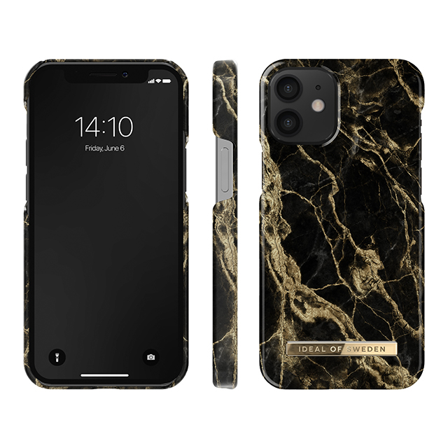 【iPhone12 mini ケース】Fashion Case (Golden Smoke Marble)サブ画像