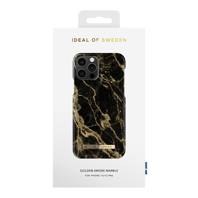 【iPhone12/12 Pro ケース】Fashion Case (Golden Smoke Marble)サブ画像
