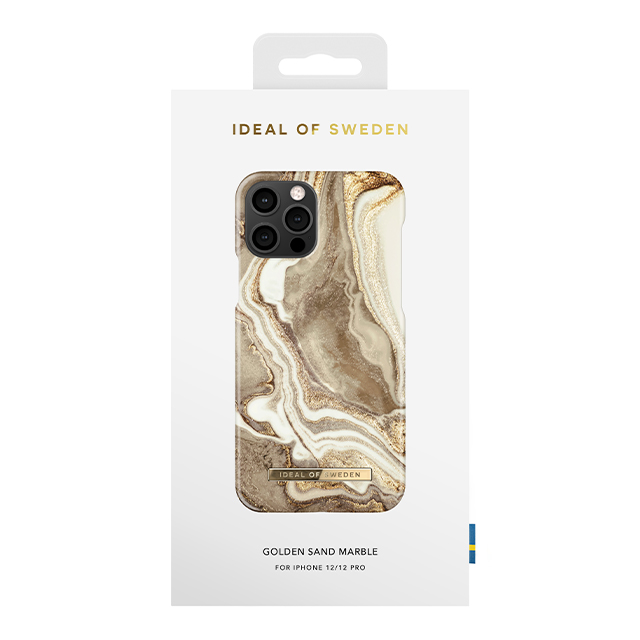 【iPhone12/12 Pro ケース】Fashion Case (Golden Sand Marble)サブ画像