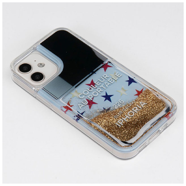 【iPhone12/12 Pro ケース】Liquid Case (Nailpolish Coleur Au Portable Blue Galaxy)goods_nameサブ画像